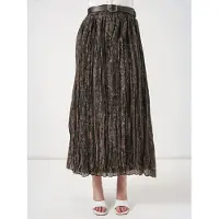 Bigdart Hög midja Paisley Midi A-linjär kjol