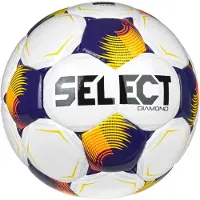 Select Fotboll Diamond V26 - Vit/orange, storlek Ball SZ. 4