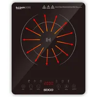 Sogo Ecook2000 30 Cm Bärbar Induktionshäll