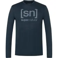 Super.natural Denim Logo Sn Regular Fit T-shirt Med Lång ärm