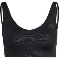 Adidas All Me Essentials Light Support Bh-topp Med Grafik, storlek Large