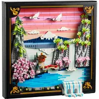 LEGO 31218 ART Japanskt körsbärsblomlandskap (31218); Väggkunst