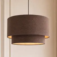 Duolla Taklampa , Boho, Brun / rost, Sovrum, Tyg / textil, Ung livsstil