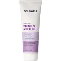 Goldwell Dualsenses Blondes & Highlights Farbgebendes Shampoo - Neue Formulierung Schampo 250 ml