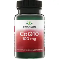 Swanson Health CoQ10, 100 mg, 100 mjukkapslar