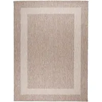 De Onlinewinkelier b.v. Utomhusmatta | Sierra Border beige/gräddvit hos Volero | 120x170cm | Beige | Rektangel | Utomhusmattor