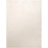 FRAAI Skandinavisk matta | Yune Lines gräddvit hos Volero | 160x230cm | Creme | Jute | Rektangel | Inomhusmattor