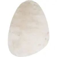 De Onlinewinkelier b.v. NATURL. Fluffig matta | Comfy Supreme Pebble gräddvit | 230x330cm | Creme | Cotton | Sten | Inomhusmattor
