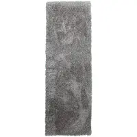 NATURL. Tvättbar löpare | Blaze grå hos Volero | 80x300cm | Grå | Löpare | Inomhusmattor