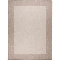 De Onlinewinkelier b.v. Utomhusmatta | Sierra Border gräddvit/beige hos Volero | 230x330cm | Beige | Rektangel | Utomhusmattor