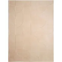 FRAAI Skandinavisk matta | Charm Circles beige hos Volero | 80x150cm | Beige | Rubber (TPR) | Rektangel | Inomhusmattor