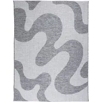 De Onlinewinkelier b.v. Utomhusmatta | Summer Swirl grå hos Volero | 160x230cm | Grå | Rektangel | Utomhusmattor