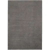 De Onlinewinkelier b.v. NATURL. Tvättbar matta | Clean mörkgrå hos Volero | 240x340cm | Grå | Felt | Rektangel | Inomhusmattor