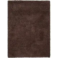 Studio Clarice Lyxig fluffig matta | Yves brun hos Volero | 160x230cm | Brun | Rektangel | Inomhusmattor