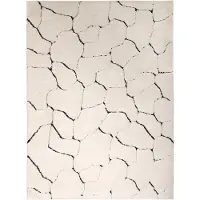 FRAAI Skandinavisk matta | Yune Stone gräddvit/svart | 200x290cm | Creme | Jute | Rektangel | Inomhusmattor