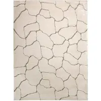 FRAAI Skandinavisk matta | Yune Stone gräddvit/grön | 120x170cm | Creme | Jute | Rektangel | Inomhusmattor
