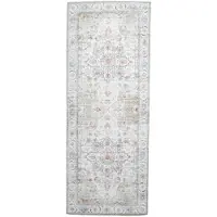 De Onlinewinkelier b.v. Tvättbar löpare | Domingo Mandala vit hos Volero | 80x200cm | Vit | 3D | Mesh | Löpare | Inomhusmattor