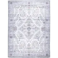 FRAAI Vintage utomhusmatta | Santo Flora vit hos Volero | 120x170cm | Vit | 3D | Mesh | Rektangel | Utomhusmattor