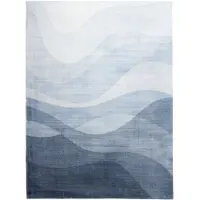 FRAAI Modern matta | Field grå hos Volero | 200x290cm | Blå | Cotton | Rektangel | Inomhusmattor