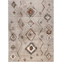 FRAAI Fluffig matta | Blend Aztec beige hos Volero | 120x170cm | Beige | Rektangel | Inomhusmattor
