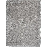 Studio Clarice Lyxig fluffig matta | Yves ljusgrå hos Volero | 160x230cm | Grå | Rektangel | Inomhusmattor