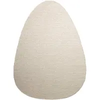 NATURL. Organisk matta | Bliss gräddvit/vit hos Volero | 120x170cm | Vit | Sten | Inomhusmattor