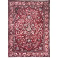 FRAAI Vintage matta | Imagine Medaillon röd hos Volero | 160x230cm | Röd | Rektangel | Inomhusmattor