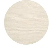 NATURL. Rund ullmatta | Feline vit hos Volero | Ø 100cm | Vit | Cotton | Rund | Inomhusmattor