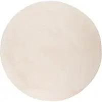 NATURL. Rund matta | Cozy gräddvit hos Volero | Ø 270cm | Creme | Cotton | Rund | Inomhusmattor