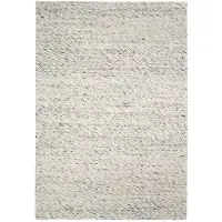 Studio Clarice Ullmatta | Melerad gräddvit/melerad hos Volero | 160x230cm | Creme | Rektangel | Inomhusmattor