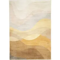 FRAAI Modern matta | Field gul hos Volero | 160x230cm | Gul | Cotton | Rektangel | Inomhusmattor