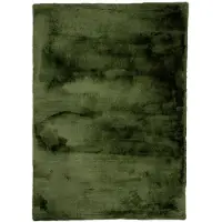 NATURL. Fluffig matta | Comfy Supreme grön hos Volero | 200x290cm | Grön | Cotton | Rektangel | Inomhusmattor
