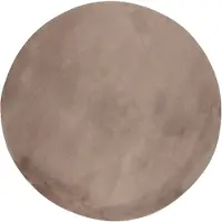 NATURL. Rund matta | Cozy taupe hos Volero | Ø 150cm | Taupe | Cotton | Rund | Inomhusmattor