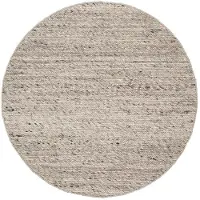 NATURL. Rund ullmatta | Feline brun/melerad hos Volero | Ø 280cm | Brun | Cotton | Rund | Inomhusmattor