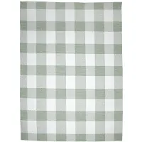 FRAAI Utomhusmatta | Ranch Checkerboard grön hos Volero | 120x170cm | Grön | Rektangel | Utomhusmattor