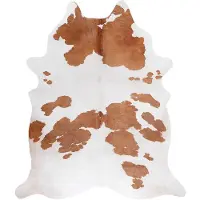 FRAAI Kohud | Bovine brun/vit hos Volero | 155x190cm | Vit | Suede | Fria former | Inomhusmattor