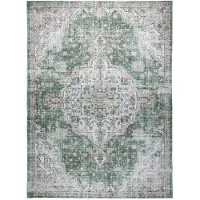 FRAAI Orientala matta | Leyla Medaillon grön hos Volero | 140x200cm | Grön | Rektangel | Inomhusmattor