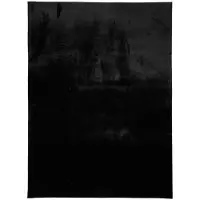 NATURL. Tvättbar matta | Cozy svart hos Volero | 120x170cm | Svart | Cotton | Rektangel | Inomhusmattor