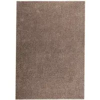 NATURL. Fluffig matta | Solid taupe hos Volero | 120x170cm | Taupe | Jute | Rektangel | Inomhusmattor