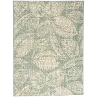 De Onlinewinkelier b.v. Vintage matta | Wonder Leaves hos Volero | 280x380cm | Grön | Rektangel | Inomhusmattor