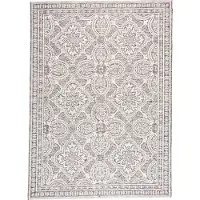 De Onlinewinkelier b.v. Utomhusmatta | Summer Oriental ljusgrå hos Volero | 120x170cm | Grå | Rektangel | Utomhusmattor