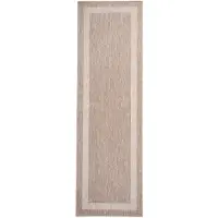 FRAAI Balkongmatta | Sierra Blocks beige/gräddvit hos Volero | 80x300cm | Creme | Löpare | Inomhusmattor