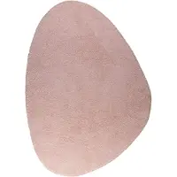 NATURL. Mjuk ekologisk matta | Teddy rosa hos Volero | 80x120cm | Rosa | Polyester | Fria former | Inomhusmattor
