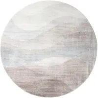 FRAAI Rund modern matta | Field taupe hos Volero | Ø 160cm | Taupe | Cotton | Rund | Inomhusmattor