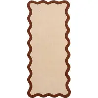 FRAAI Tvättbar gångmatta | Hazy brun/gräddvit hos Volero | 80x300cm | Brun | Löpare | Inomhusmattor