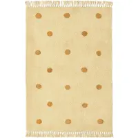 Little Olly Matta barnrum | Lou Dots gul hos Volero | 140x200cm | Gul | Rektangel | Barnkläder
