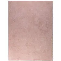 NATURL. Mjuk matta | Teddy rosa hos Volero | 140x200cm | Rosa | Polyester | Rektangel | Inomhusmattor