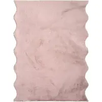 NATURL. Fluffig matta | Comfy Supreme Wavy rosa hos Volero | 230x330cm | Rosa | Cotton | Vågig | Inomhusmattor