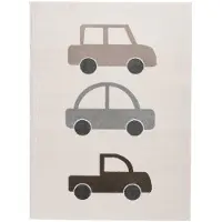Little Olly Matta barnrum | Bowie Auto gräddvit hos Volero | 140x200cm | Creme | Jute | Rektangel | Barnkläder