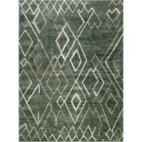 FRAAI Berbermatta | Blend Diamond grön hos Volero | 80x150cm | Grön | Jute | Rektangel | Inomhusmattor